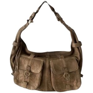 Hayden Harnett Boho Brown Leather Shoulder Bag